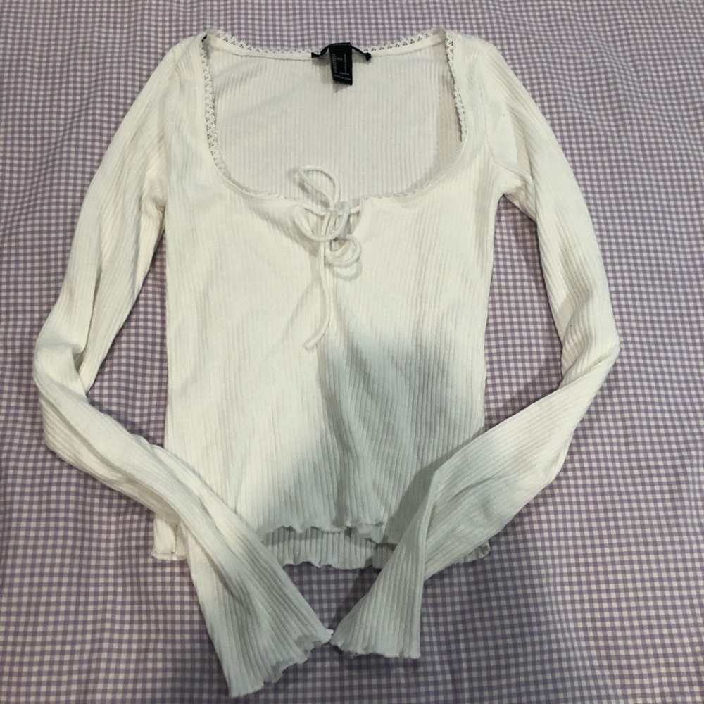 Ribbed Long Sleeve Top
